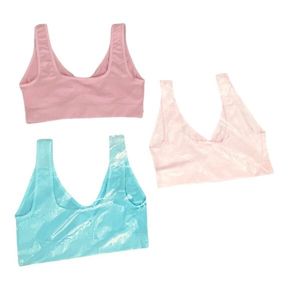 NWT RHONDA SHEAR 3 PACK AHH BRA: PINK, TEAL, LAVENDER SZ 2X - Picture 7 of 8